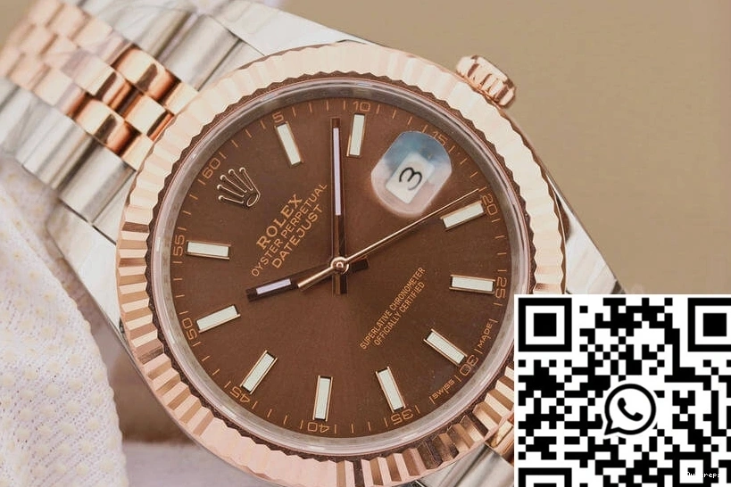 M126331-0002 Chocolate Rolex Dial Datejust EW Color Factory 0120